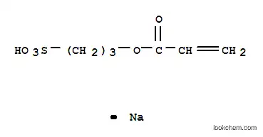 Molecular Structure of 15717-25-6 (Sodium 3-sulphonatopropyl acrylate)