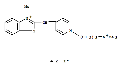 157199-57-0,BO-PRO 1,Benzothiazolium,3-methyl-2-[[1-[3-(trimethylammonio)propyl]-4(1H)-pyridinylidene]methyl]-,diiodide (9CI); BO-PRO 1