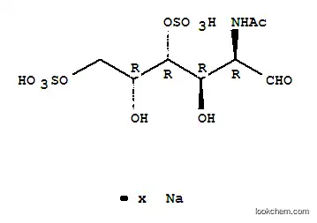 Molecular Structure of 157296-98-5 (N-Acetyl-D-galactosamine-4,6-di-O-sulphatesodiumsalt)