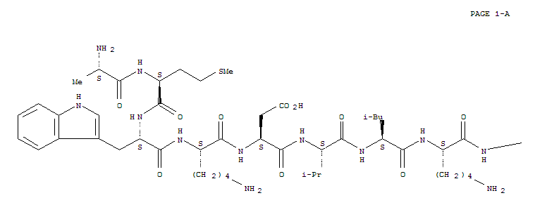 157446-64-5,Dermaseptin B 1 (9CI),DermaseptinB; L-Glutamamide, L-alanyl-L-methionyl-L-tryptophyl-L-lysyl-L-a-aspartyl-L-valyl-L-leucyl-L-lysyl-L-lysyl-L-isoleucylglycyl-L-threonyl-L-valyl-L-alanyl-L-leucyl-L-histidyl-L-alanylglycyl-L-lysyl-L-alanyl-L-alanyl-L-leucylglycyl-L-alanyl-L-valyl-L-alanyl-L-a-aspartyl-L-threonyl-L-isoleucyl-L-seryl-