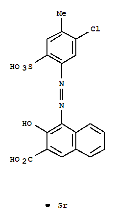Pigment Red 48:3;Strontium 4-[(5-chloro-4-methyl-2-sulphonatophenyl)azo]-3-hydroxy-2-naphthoate (1:1)