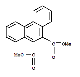 Molecular Structure of 15810-16-9 (9,10-Phenanthrenedicarboxylicacid, 9,10-dimethyl ester)