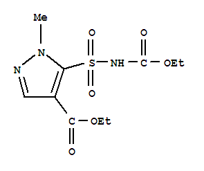 N-(Methoxycarbonyl)-4-ethoxycarbonyl-1-methylpyrazole-5-sulfonamide