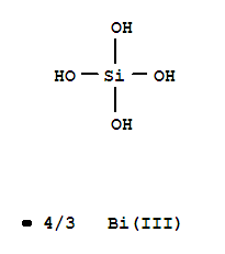 Silicic acid (H4SiO4),bismuth(3+) salt (3:4)