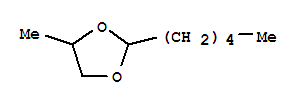 Molecular Structure of 1599-49-1 (1,3-Dioxolane,4-methyl-2-pentyl-)