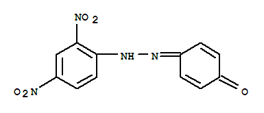 Molecular Structure of 16081-15-5 (2,5-Cyclohexadiene-1,4-dione,1-[2-(2,4-dinitrophenyl)hydrazone])