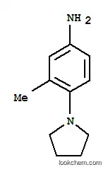 Molecular Structure of 16089-43-3 (3-Methyl-4-(pyrrolidin-1-yl)aniline)