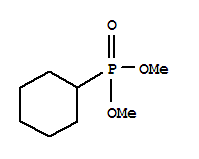 Molecular Structure of 1641-61-8 (Phosphonic acid,P-cyclohexyl-, dimethyl ester)