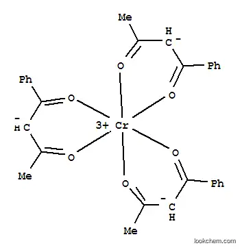 Molecular Structure of 16432-36-3 (CHROMIUM(III) BENZOYLACETONATE)