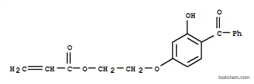Molecular Structure of 16432-81-8 (2-(4-Benzoyl-3-hydroxyphenoxy)ethyl acrylate)