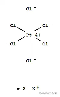 Molecular Structure of 16921-30-5 (Platinate(2-),hexachloro-, potassium (1:2), (OC-6-11)-)