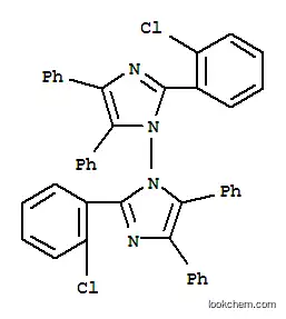 Molecular Structure of 1707-68-2 (2,2'-Bis(2-dichlorophenyl)-4,4'5,5'-tetraphenyl-1,2'-biimidazole)