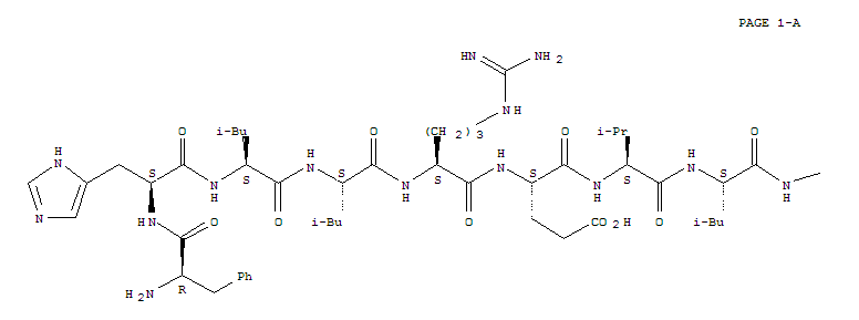 L-Isoleucinamide,D-phenylalanyl-L-histidyl-L-leucyl-L-leucyl-L-arginyl-L-a-glutamyl-L-valyl-L-leucyl-L-a-glutamyl-L-norleucyl-L-alanyl-L-arginyl-L-alanyl-L-a-glutamyl-L-glutaminyl-L-leucyl-L-alanyl-L-