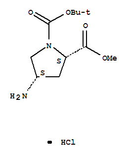 1-tert-butyl 2-methyl (2S,4S)-4-aminopyrrolidine-1,2-dicarboxylate hydrochloride