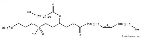 Molecular Structure of 17118-56-8 (1-oleoyl-2-palmitoylphosphatidylcholine)