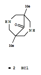 172882-04-1,1,5-dimethyl-3,7-diazabicyclo[3.3.1]nonan-9-one dihydrochloride,3,7-Diazabicyclo[3.3.1]nonan-9-one,1,5-dimethyl-, dihydrochloride (9CI)