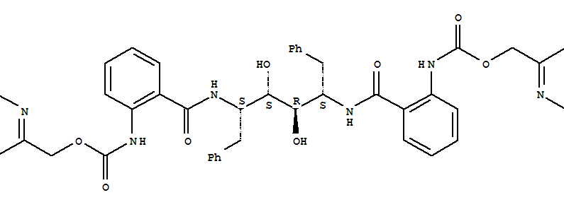 Molecular Structure of 173094-26-3 (L-Altritol,1,2,5,6-tetradeoxy-1,6-diphenyl-2,5-bis[[2-[[(2-pyridinylmethoxy)carbonyl]amino]benzoyl]amino]-)