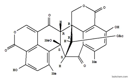 Molecular Structure of 1732-37-2 (duclauxin)