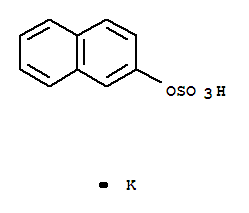 Molecular Structure of 1733-89-7 (2-Naphthalenol,2-(hydrogen sulfate), potassium salt (1:1))