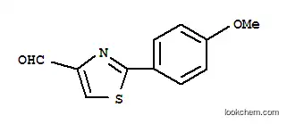 Molecular Structure of 174006-71-4 (2-(4-METHOXY-PHENYL)-THIAZOLE-4-CARBALDEHYDE)