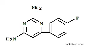 Molecular Structure of 175137-25-4 (2,4-DIAMINO-6-(4-FLUOROPHENYL)PYRIMIDINE)