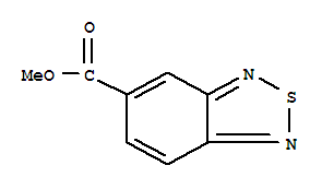 Molecular Structure of 175204-21-4 (2,1,3-Benzothiadiazole-5-carboxylicacid, methyl ester)