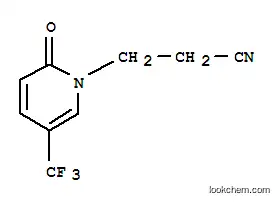 Molecular Structure of 175277-71-1 (1-(2-CYANOETHYL)-5-(TRIFLUOROMETHYL)-2(1H)-PYRIDONE)