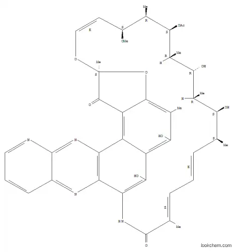 Molecular Structure of 17554-97-1 (rifamycin X)