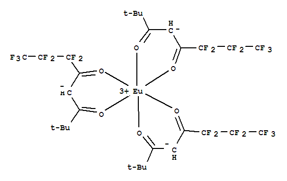 Europium,tris(6,6,7,7,8,8,8-heptafluoro-2,2-dimethyl-3,5-octanedionato-kO3,kO5)-(17631-68-4)