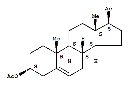 Molecular Structure of 1778-02-5 (Pregnenolone acetate)