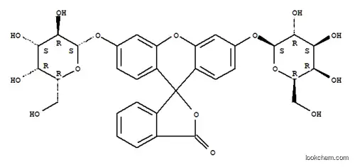 Molecular Structure of 17817-20-8 (Fluorescein-digalactoside)