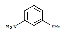 Molecular Structure of 1783-81-9 (Benzenamine,3-(methylthio)-)