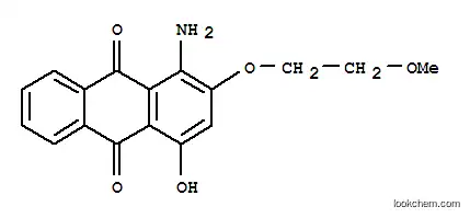 Molecular Structure of 17869-10-2 (1-amino-4-hydroxy-2-(2-methoxyethoxy)anthraquinone)