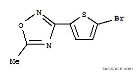 Molecular Structure of 180530-13-6 (3-(5-BROMO-2-THIENYL)-5-METHYL-1,2,4-OXADIAZOLE)