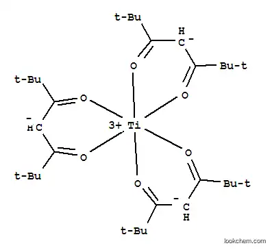 Molecular Structure of 181418-64-4 (TRIS(2,2,6,6-TETRAMETHYL-3,5-HEPTANEDIONATO)TITANIUM (III))