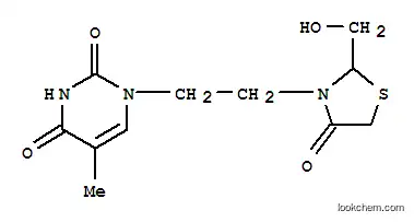 Molecular Structure of 181507-38-0 (1-[(2-HOCH2-4-oxo-3-thiazol)Et]thymine)