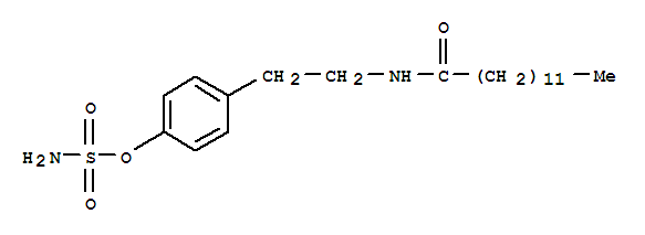 183560-60-3,(4-O-sulfamoyl)-N-tridecanoyl tyramine,Sulfamicacid, 4-[2-[(1-oxotridecyl)amino]ethyl]phenyl ester (9CI)
