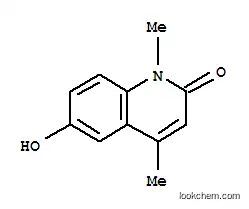 Molecular Structure of 1843-88-5 (2(1H)-Quinolinone,6-hydroxy-1,4-dimethyl-(9CI))