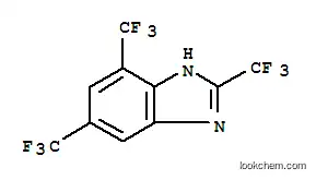 Molecular Structure of 185412-89-9 (2,4,6-TRIS(TRIFLUOROMETHYL)-BENZIMIDAZOLE)