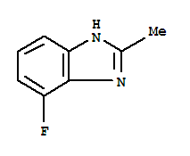 Molecular Structure of 18645-89-1 (1H-Benzimidazole,7-fluoro-2-methyl-)
