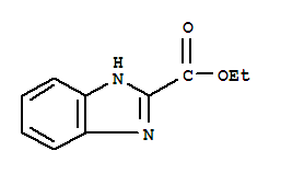 Molecular Structure of 1865-09-4 (1H-Benzimidazole-2-carboxylicacid, ethyl ester)