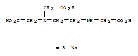 Glycine, N-(carboxymethyl)-N-2-(carboxymethyl)aminoethyl-, trisodium salt