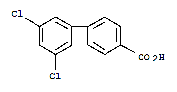 Molecular Structure of 190911-79-6 ([1,1'-Biphenyl]-4-carboxylicacid, 3',5'-dichloro-)