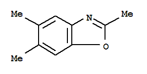 Molecular Structure of 19219-98-8 (Benzoxazole,2,5,6-trimethyl-)