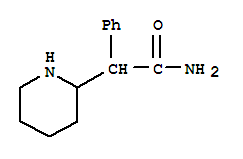 Molecular Structure of 19395-39-2 (alpha-Phenylpiperidine-2-acetamide)