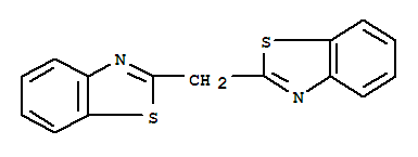 Molecular Structure of 1945-78-4 (Benzothiazole,2,2'-methylenebis-)