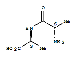 Molecular Structure of 1948-31-8 (L-Alanine, L-alanyl-)