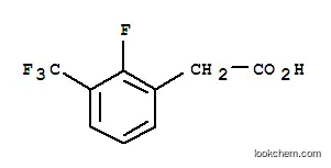 Molecular Structure of 194943-83-4 (2-Fluoro-3-(trifluoromethyl)phenylacetic acid)
