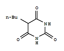 Molecular Structure of 1953-33-9 (2,4,6(1H,3H,5H)-Pyrimidinetrione,5-butyl-)