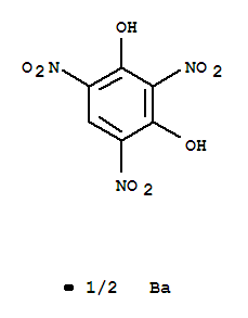 20236-55-9,barium bis(2,4,6-trinitroresorcinolate),Resorcinol,2,4,6-trinitro-, barium salt (2:1) (8CI); Barium styphnate